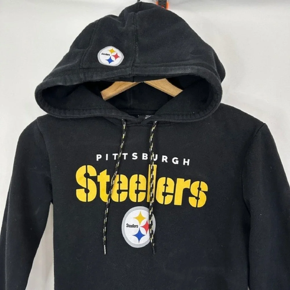 NFL Pittsburgh‎ Steelers Hoodie Pullover Sweatshirt Football Fan Youth Small
